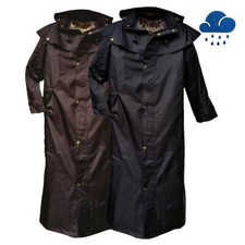 Scippis Stockman Coat Regenmantel Reitmantel Wind Wasserdicht black brown unisex