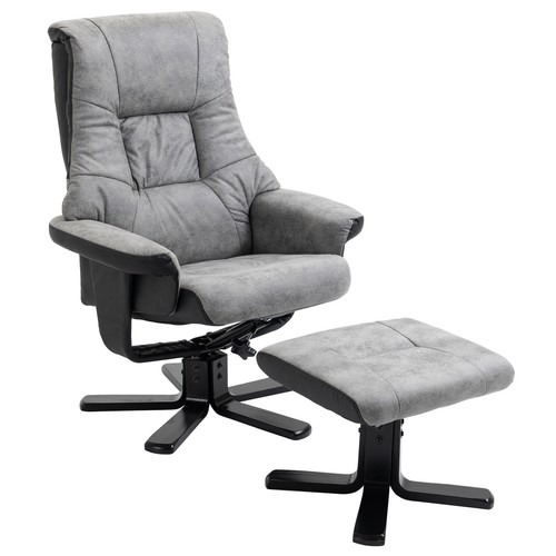 Homcom relaxsessel fußhocker - relaxsessel,