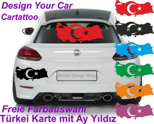 Türkei karte mit yildiz - karte,