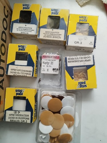 Abdeckkappen verschiedene