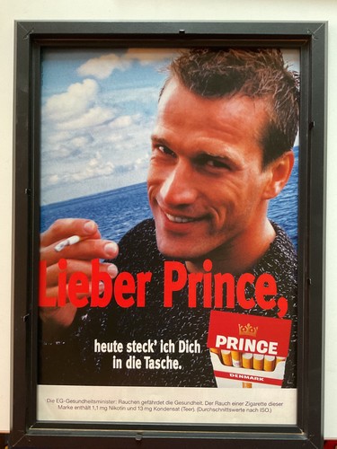 Vintage tabak werbung prince - werbung,,