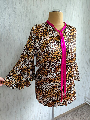 Neu bluse tunika volantärmel - bluse,
