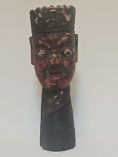 Kopf einer Stockpuppe Holz