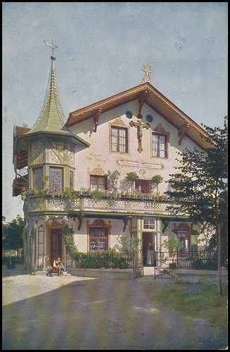Oberammergau wohnhaus von - -,
