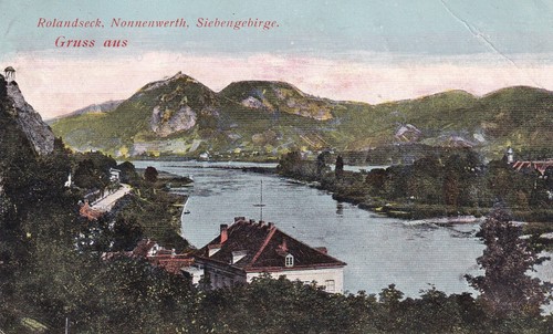 Postkarte rolandseck - postkarte,