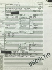 Fahr Güldner A2KN 1960 Papiere Pappbrief Kraftfahrzeugbrief Brief Fahrzeugbrief