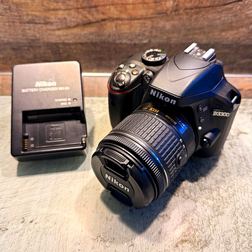 Nikon d3300 55mm vr dslr - nikon, +