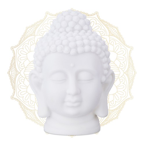 Buddha kopf dekofigur - buddha, kopf,