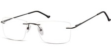 Randlosbrille 984 Schwarz mit