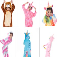Kinder Tier Pyjamas Mädchen Jungen Schlafanzug Cosplay Kostüm Anzug Pajamas
