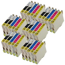 30x TINTE PATRONEN für EPSON STYLUS D68PE D88PE DX3800 DX3850 DRUCKER PATRONE