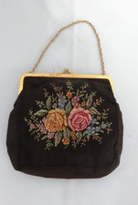 Vintage - Schöne alte Clutch/Abendtasche/Handtasche mit Klipp-Klapp Verschluss