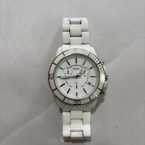Fossil mens watch 42mm white - 42mm,