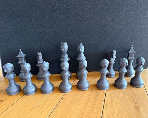 Schach figuren porzellan - figuren,