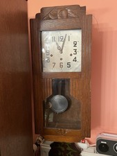 Regulator Wanduhr Jugendstil 1910 Westminster Schlag Pendeluhr