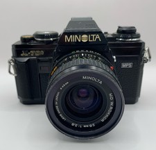 Minolta X-700 Kamera -  Minolta 28mm f2.8 Objektiv - analog - geprüft - Vintage