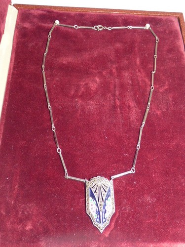Art deco collier kette - deco,