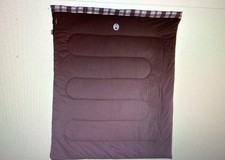 OP-0351  Coleman Schlafsack Hampton, Deckenschlafsack Camping XXL braun B-WARE