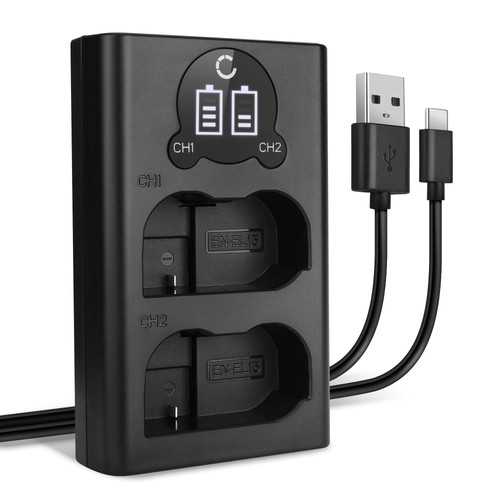 Usb dual ladegerät für nikon - usb,