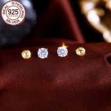 Vergoldete Rundschliff CZ