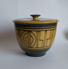 KERAMIKDOSE DECKELDOSE  Gefäß Studiokeramik art pottery Marke