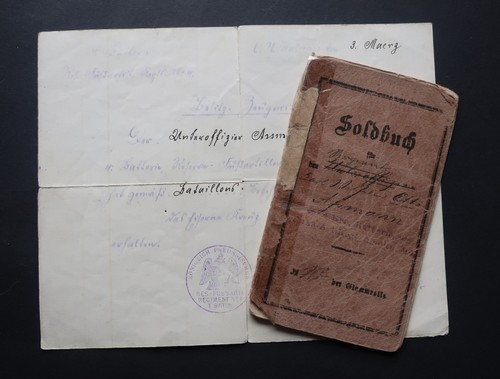 Soldbuch urkunde eisernes - soldbuch,