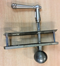 Haustür-Sicherheitsgarnitur, silber, altdeutsch, Lagerware, Gebrauchsspuren