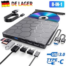 8 IN 1 USB 3.0 Externes CD/DVD