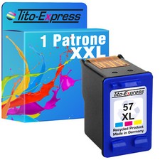 1x Patrone für HP 57 XL DeskJet 450 5145 5150 5151 5550 5552 5650 5652 5655 5850