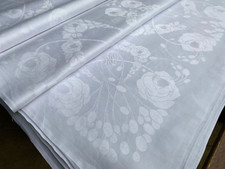 Altes Jugendstil Leinendamast