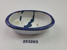 Seifenschale Emaille Vintage Retro Blau Weiß Bad vintage retro #253203