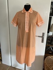 TRIUMPH Nachthemd Gr.l (36-38) Pfirsichrosa/Lachs, Spitze, Bestickt, Knöpfe, Neu