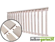Holzbalkon Bausatz 200 cm lang Balkongeländer Holz