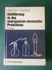 Einführung in das anorganisch-chemische Praktikum , 12.Aufl. , 1984 , Jander