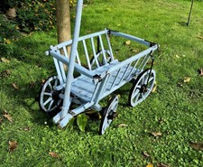 Antiker Handwagen Leiterwagen Kastenwagen Bollerwagen Holz Historisch