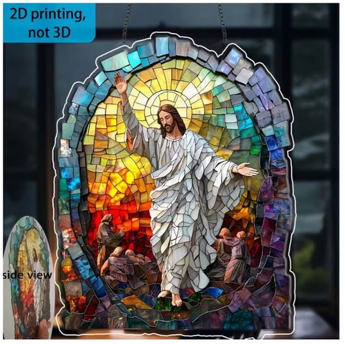 Acrylbild fensterbild jesus - fensterbild,