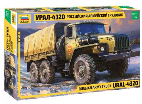 Zvezda ural 4320 truck kit - zvezda,