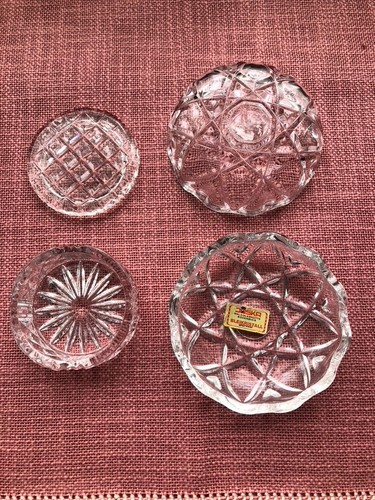 Kleine bleikristall schalen - 2, bleikristall-schalen
