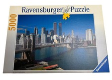 Ravensburger NEW YORK CITY 5000 Piece Puzzle 1992 World Trade Center 174133 NYC