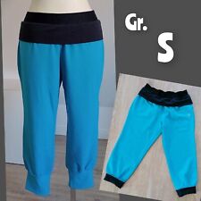 Zumba Wear Capri Hose Pants Sport Sweathose Gr S Hellblau Schwarz 