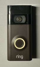 Ring Video Doorbell 2 mit braunem Cover. Nicht Festverbauter Akku,Ist Wechselbar