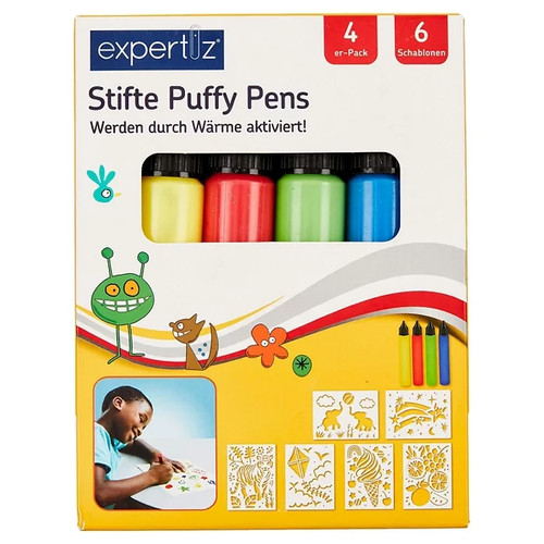 Bunte magische puffy - 4, pens