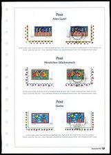 DEUTSCHE POST ANKÜNDIGUNGSBLATT 2008 JAMES RIZZI rs. MUSTER !!! RRR!! ub23