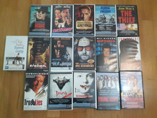 16 VHS Videofilme Kassetten Sammlung 90er Jahre Filme Schwarzenegger, Willis, ..