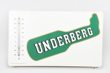C25P50- Eisenblech Reklameschild Underberg mit Thermometer