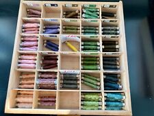 6. Gütermann Nähseide Nähgarn Faden je 50 Meter Antik gemischte Töne Pappe