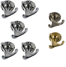 5x Haken Garderobenhaken PANTOS Dreifachhaken Kleiderhaken Deckenhaken drehbar