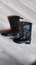 Style Motorradstiefel Hein Gericke Damen Gr. 37 Black Lederstiefel Retro Vintage