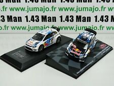 LOT 2X 1/43 IXO Rallye
