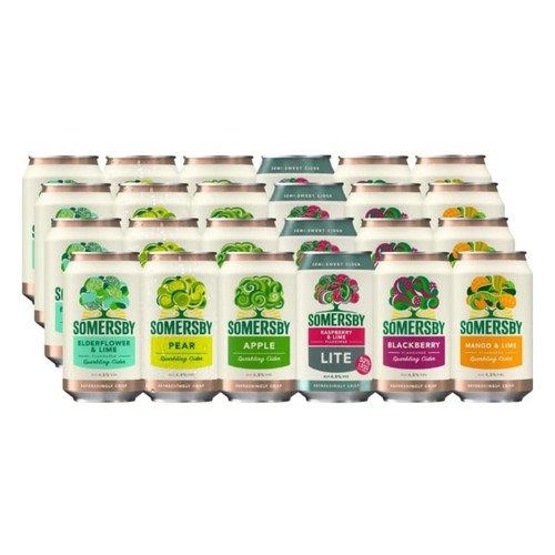 Somersby probierset 24x - somersby, 0,33l